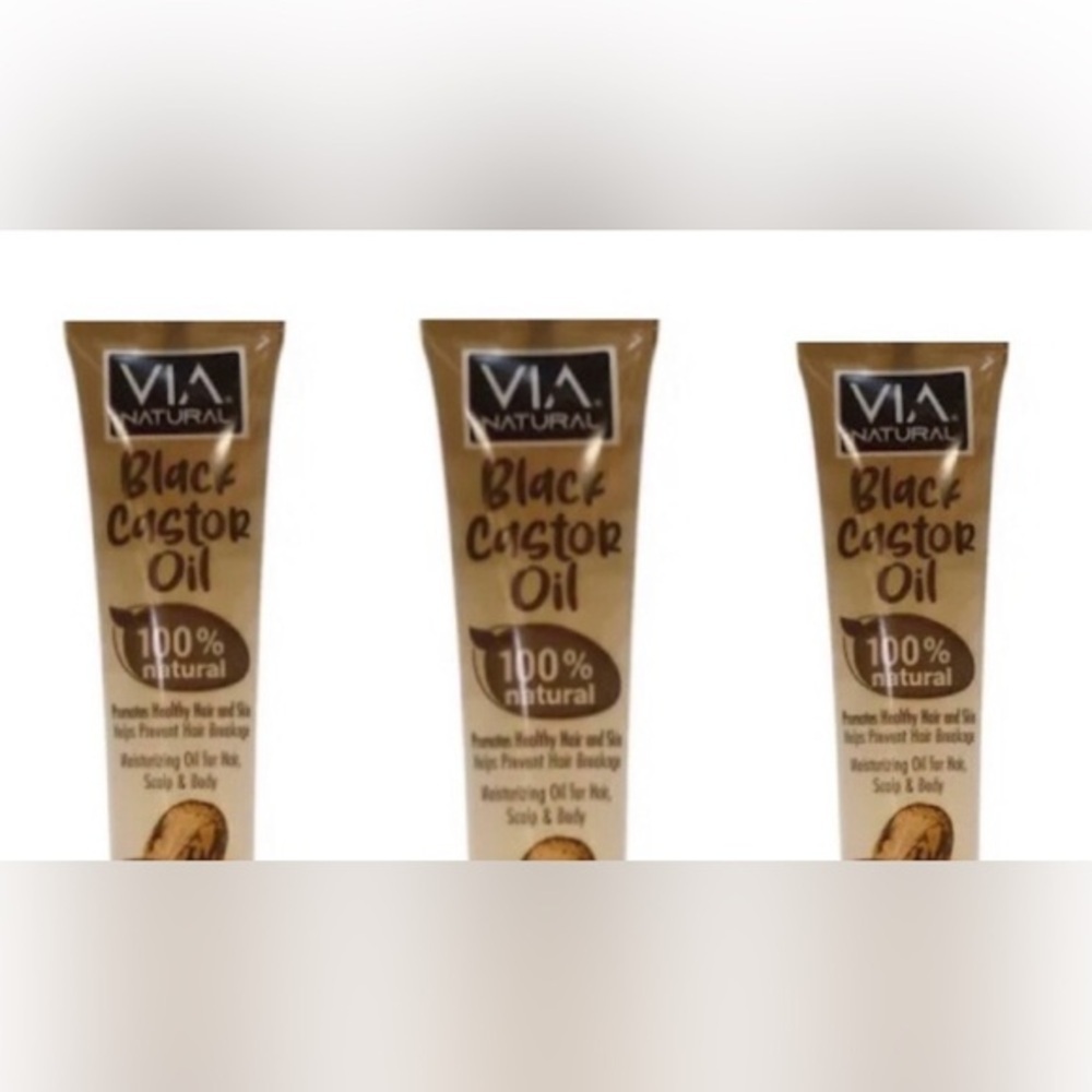 3pack 100% natural moisturizing BLACK CASTOR Oil new